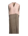 Uma Wang Woman Vest Pink Size S Mohair Wool, Cotton, Polyamide, Wool In Pink