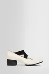 Uma Wang Ballerina Square Toe Elasticated Pumps In White