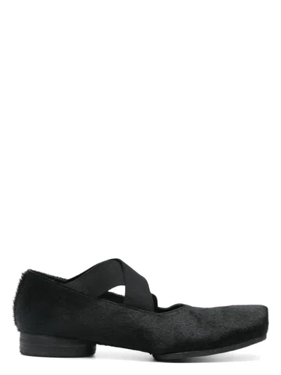 Uma Wang 30mm Square-toe Ballerinas In Black