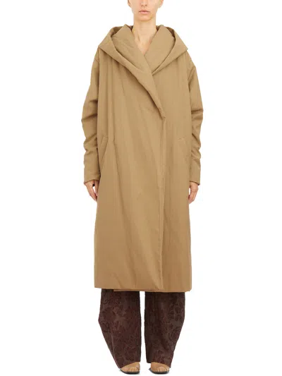 Uma Wang Women's Cotton And Viscose Cardigan Coat In Beige