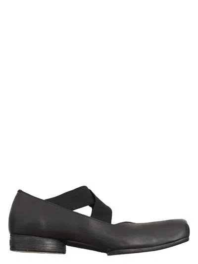 Uma Wang Women's Leather Ballerina In Black