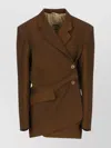 Uma Wang Brown Kava Jacket In Brown