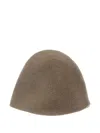 Uma Wang Wool Beanie Hat In Brown
