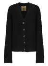 Uma Wang Textured-finish Cardigan In Black
