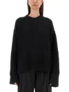 Uma Wang Wool Jersey. In Black