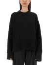 Uma Wang Wool Jersey. In Black