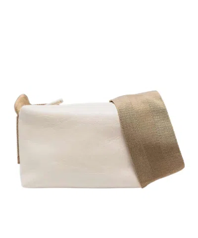 Uma Wang Zipper Shoulder Bag In Nude