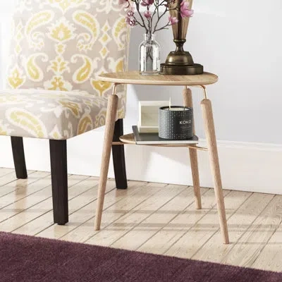 Umage End Table In Light Oak