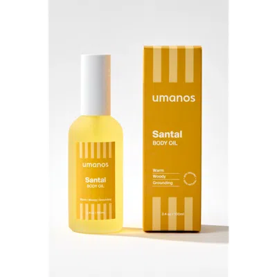 Umanos Botanical Body Oil In Brown