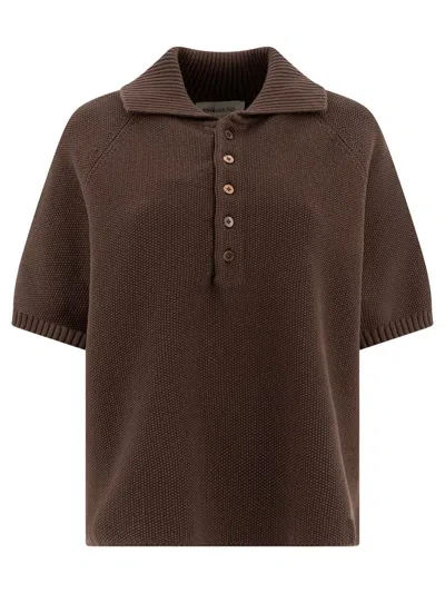 Umarmung Polo Shirts In Brown