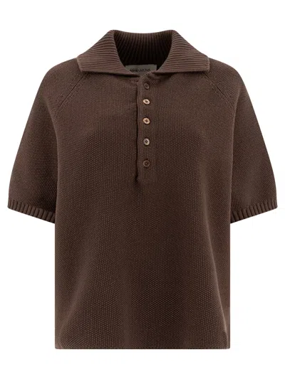 Umarmung Polo Shirts Brown