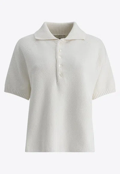 Umarmung Ribbed Polo T-shirt In Multi