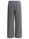 Umarmung Trousers In Gray
