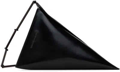 Umber Postpast Black Triangle Bag