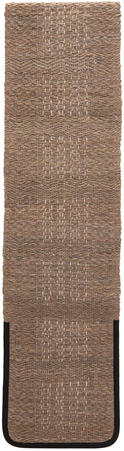 Umber Postpast Brown Knit Bag