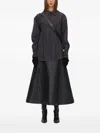 Umber Postpast Striped-effect Print Shirt In Black