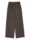 Umber Postpast Two-tuck Trousers