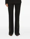 Umber Postpast Wool-blend Trousers In Black