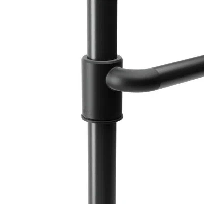 Umbra Anywhere Rod  36-66 Black In Stainless Steel