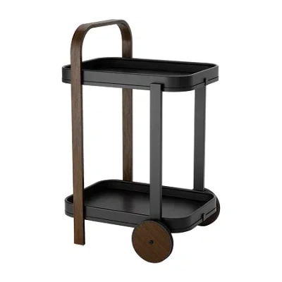 Umbra Bellwood Metal-top Serving Cart In Black