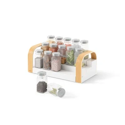 Umbra Bellwood Shelving Rack In White,natural