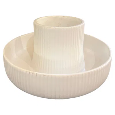 Pre-owned Umbra Canadian Ceramic Bowl By Sung Wook Park For  In Sand