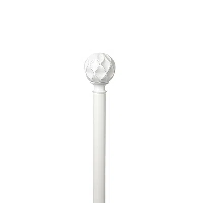 Umbra Cora 1 In Curtain Rod In White