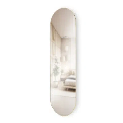 Umbra Décor Hubba Pill Mirror 62x18 In Brass