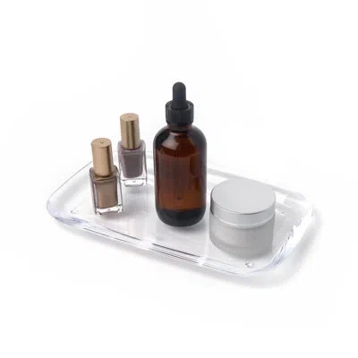 Umbra Droplet Amenity Bathroom Accessory Tray In Clear