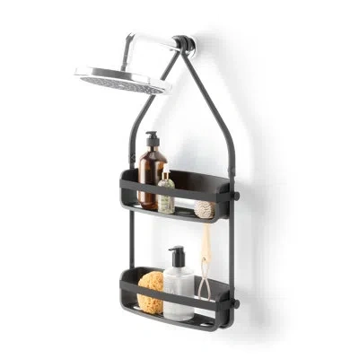 Umbra Flex Hanging Shower Caddy In Black