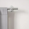 Umbra Flute 1 In Curtain Rod In Silver