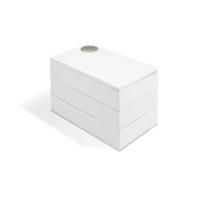 Umbra Gift Boutique Spindle Storage Box In White