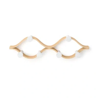 Umbra Hooks Montage 6 Hook In Natural,white
