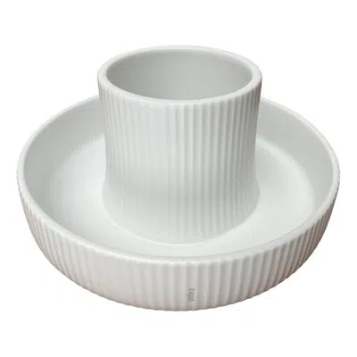 Pre-owned Umbra Minimalist Canadian Ceramic Bowl By Sung Wook Park For , 2000 In Gray