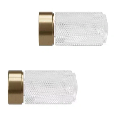 Umbra Mix & Match Acrylic Column 2-pc. Finials In Multi