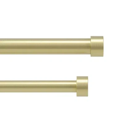 Umbra Mix & Match Cappa Double Curtain Rod In Yellow