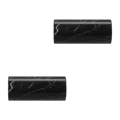 Umbra Mix & Match Marble 2-pc. Finials In Black