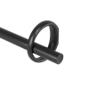 Umbra Ringlet 1 In Adjustable Curtain Rod In Black