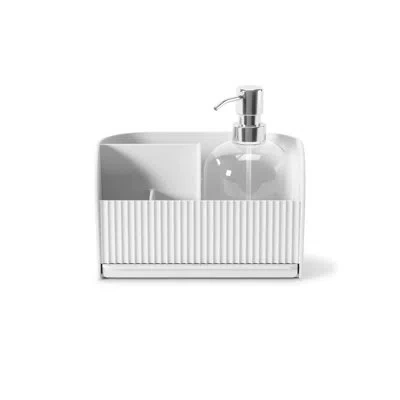Umbra Sling Sink Caddy W/pump White
