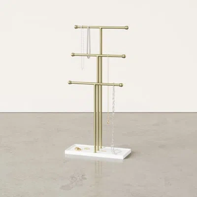 Umbra Trigem Jewelry Stand In Gold