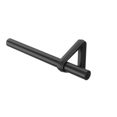Umbra Trinity Pin-point 1" Adjustable Single Curtain Rod, No Drill Installation, Includes Brackets & Hardw In Matte Black