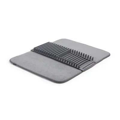 Umbra Udry Countertop Collapsible Dish Rack In Charcoal