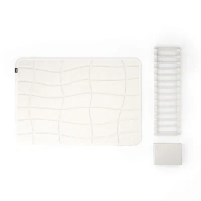 Umbra Udry Drying Rack With Mat In White