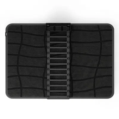 Umbra Udry Ultra Drying Rack With Mat In Black