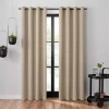 Umbra Ulysses Grommet Top Light-filtering Single Curtain Panel In Sand