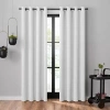 Umbra Ulysses Grommet Top Light-filtering Single Curtain Panel In White