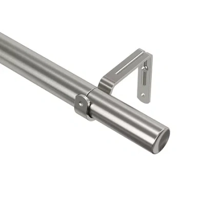 Umbra Zen 1 In Curtain Rod In Silver