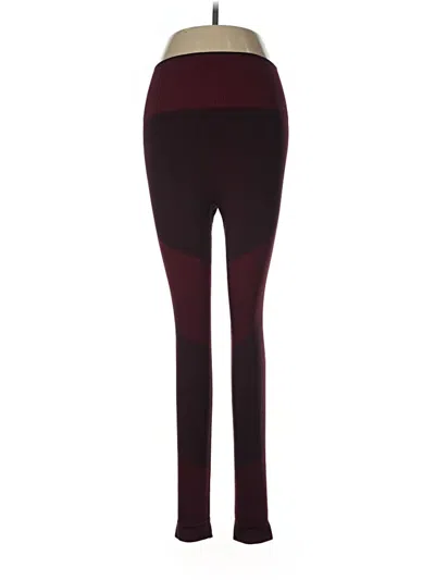 Pre-owned Umbro Active Pants In Burgundy