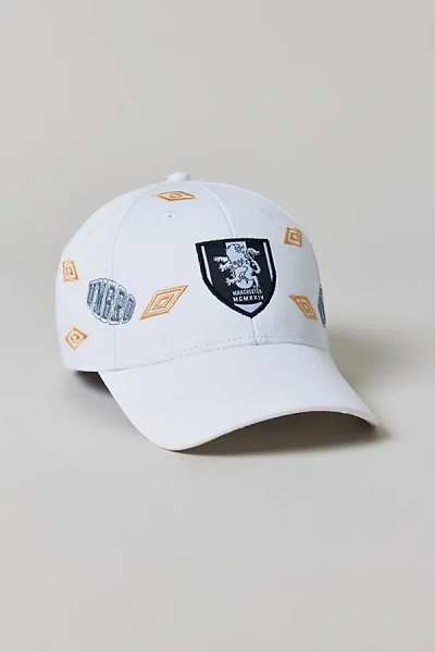 Umbro Allover Logo Hat In Brilliant White, Men's At Urban Outfitters