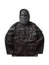 Umbro Buttoned Hooded Jacket In Black